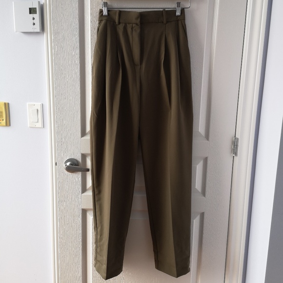 *SOLD* High waisted straight pants Mango - Picture 2 of 7